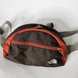 The North Face Crossbody Fanny Pack In Brown Burnt Orange Hinking Lightweight